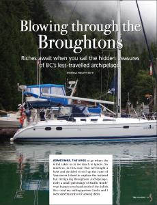 Article: Crusiing the Broughtons